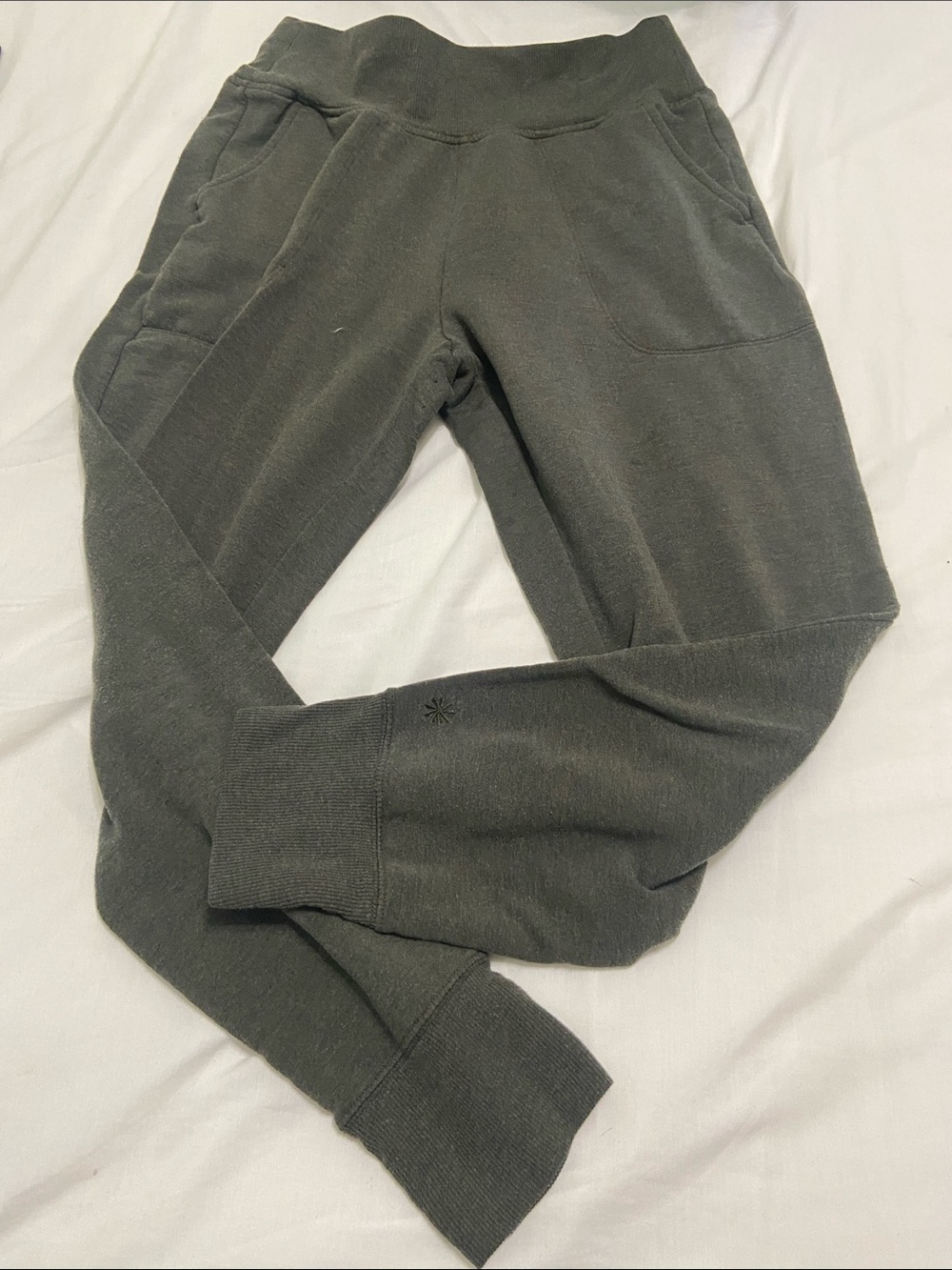 Athleta Olive Green Women's Jogger Sweatpants